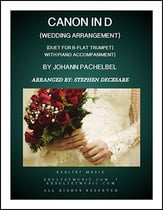 Pachelbel's Canon (Wedding Arrangement: Duet for Bb-Trumpet - Piano Accompaniment) P.O.D. cover